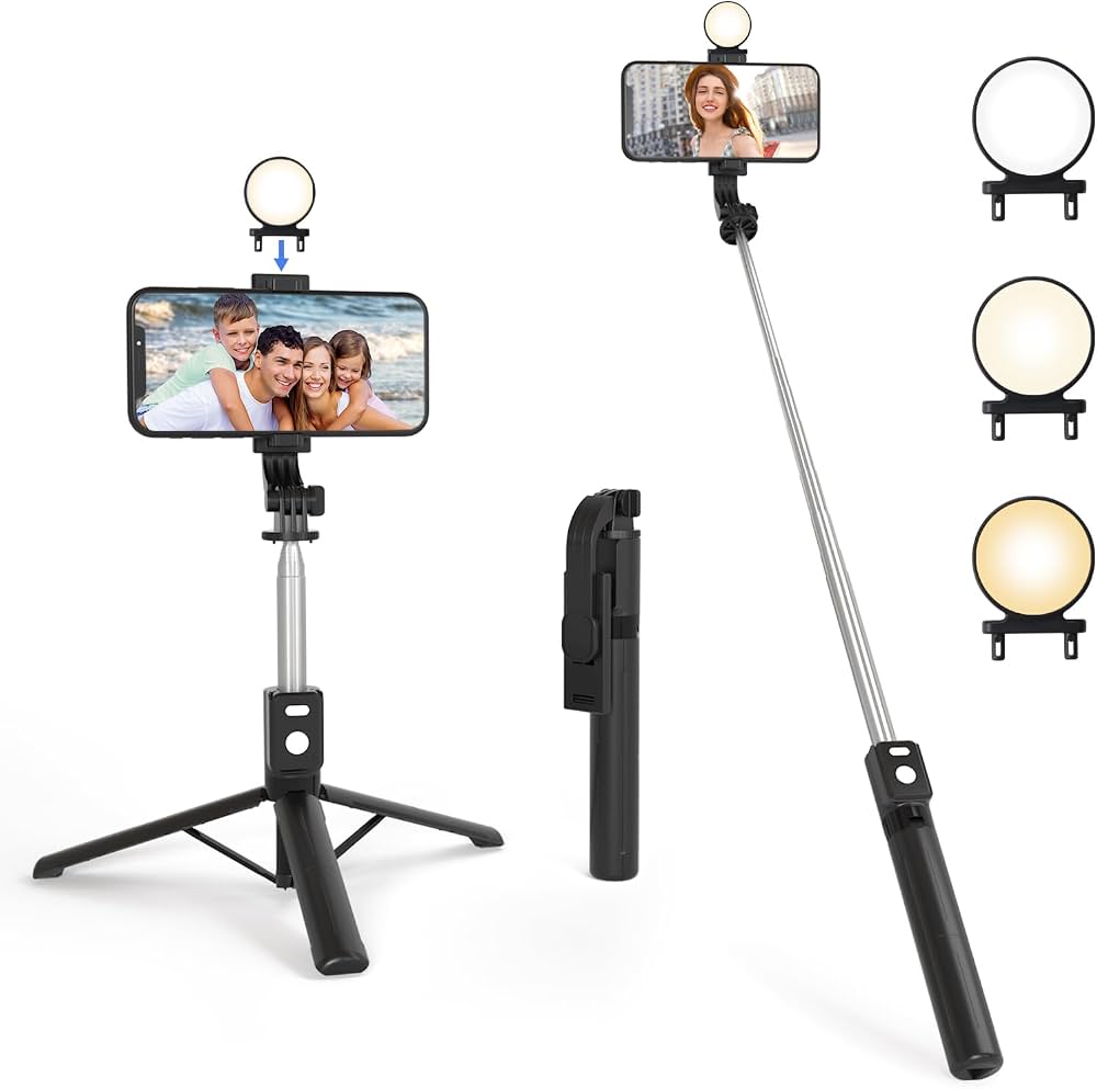 Selfie Stick Tripod ( No Remote) Adjustable Phone Stand