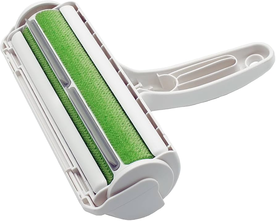 Silicone Two-way Reusable Cat Pet Hair Remover Roller Sticker Brush