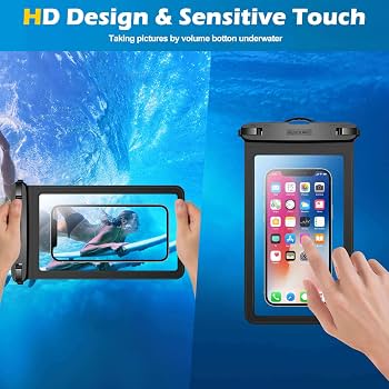 Waterproof Phone Case - Universal Dry Bag ( Black,Pink,Clear)