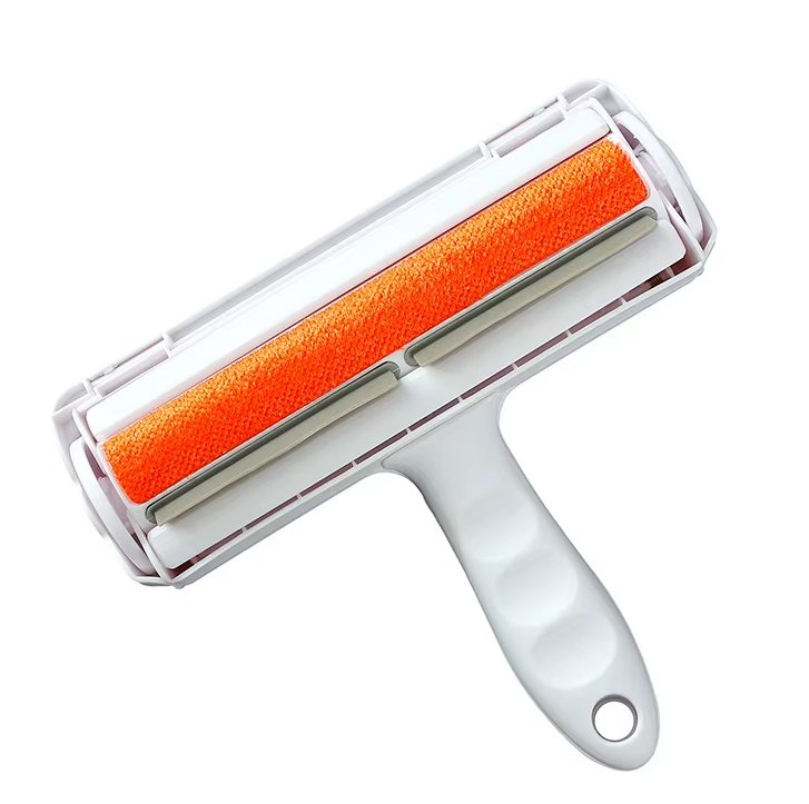 Silicone Two-way Reusable Cat Pet Hair Remover Roller Sticker Brush