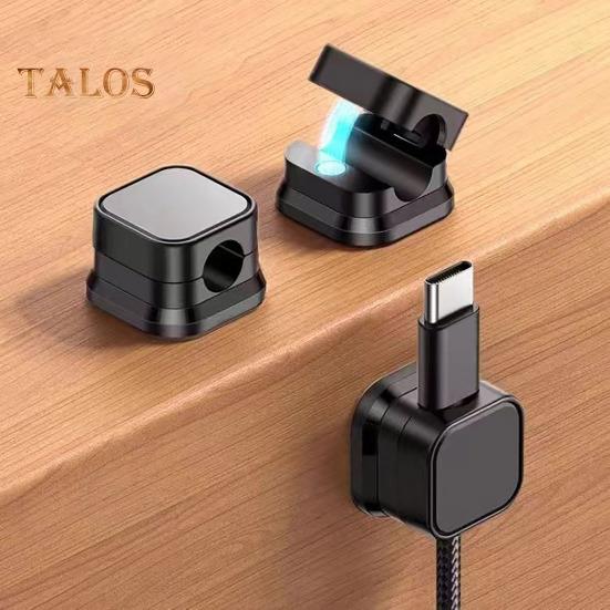 Magnetic Cable Holder for Desk – Adjustable Wire Organizer (Under Desk)