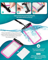 Waterproof Phone Case - Universal Dry Bag ( Black,Pink,Clear)