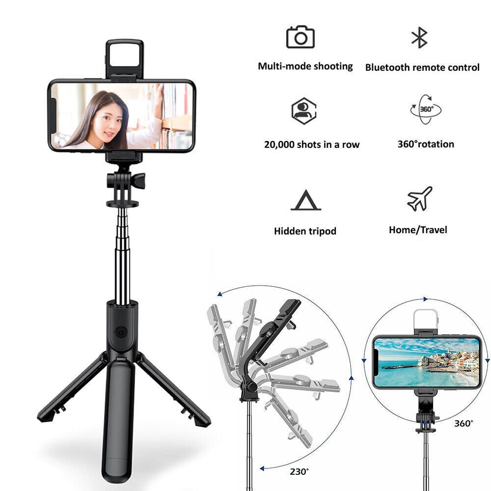 Selfie Stick Tripod ( No Remote) Adjustable Phone Stand
